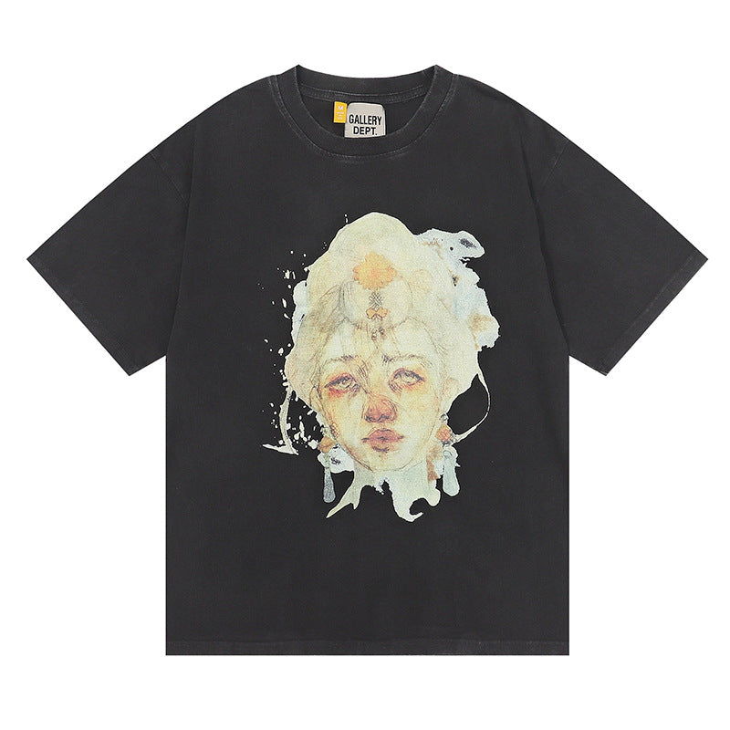 Gallery Dept T Shitrs Vintage Print Short Sleeves Lining