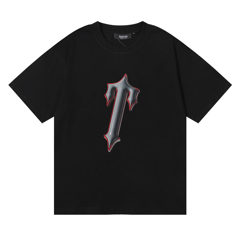 Trapstar T Shirts Trapstar Letter Print Loose Casual Short Sleeve T-Shirt