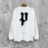 Purple Brand Long Sleeve T-Shirt Fashion Loose Long Sleeve Top
