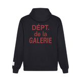 Gallery Dept Hoodie Alphabet Slogan Cardigan Hooded Sweater