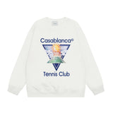 Casablanca Long sleeve T-shirt Crew neck loose terry sweater