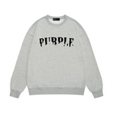 Purple Brand Sweatshirt Loose Crew Neck Sweater