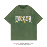 Men T-Shirts Summer Short-Sleeved T-shirt Men Loose Cotton Half Sleeves