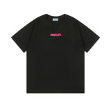 Off White T Shirts OW Dragon Bee Pattern Crew Neck Pullover Short Sleeve