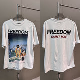 Men Vintage T-Shirts Saint Michael Tee