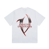 Vlone T Shirt Spring Summer Blade Letter Pattern
