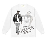 Nba Long Sleeve Shirt Men and Women Cotton Loose
