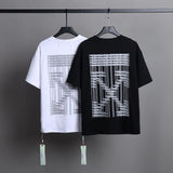 Ow T Shirts Tassel Reflective Arrow for Men and Women