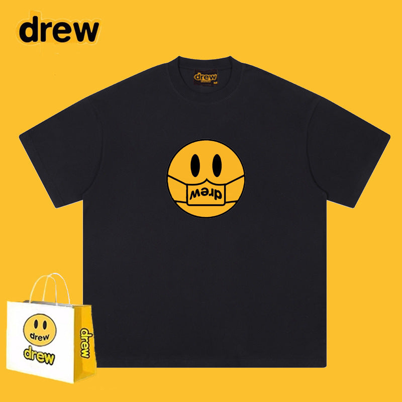 Drew T Shirts Heavy T-shirt High Street Loose Short Sleeve