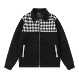 Amiri Jacket autumn and winter AMI stitching embroidery logo for men and women