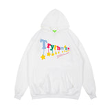 Man Fall Outfits Vintage Casual Hoodie Letter Hip Hop Hooded Sweater