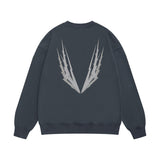 Purple Brand Sweatshirt Loose Crew Neck Sweater