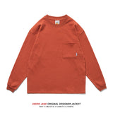 Men T-shirt Spring Long Sleeve T-shirt Men's Loose Casual