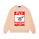 Purple Brand Sweatshirt Loose Crew Neck Sweater