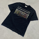 Men Vintage T-Shirts vintage Washing Water Old Nine Inch Nails Printed Short Sleeves Loose Casual
