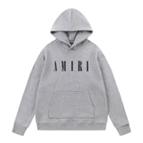 Amiri Hoodie AMI Letter logo print hooded sweater for men and women