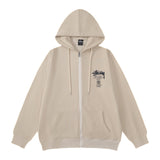 Stussy Hoodie Zip-Up Cardigan Classic Hooded Sweater