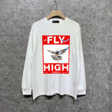 Purple Brand Long Sleeve T-Shirt Fashion Loose Long Sleeve Top