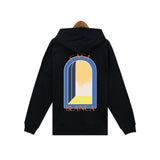 Casablanca Hoodie Autumn/Winter Rainbow Print Hooded Sweater