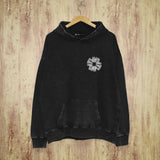 Purple Brand Distressed Hoodie Fashion Old Loose Hooded Sweater