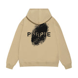 Purple Brand Hoodie Fashion Loose Hooded Sweater