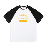 Gallery Dept T-Shirt Letter 8 Print Mesh Short Sleeve T-Shirt