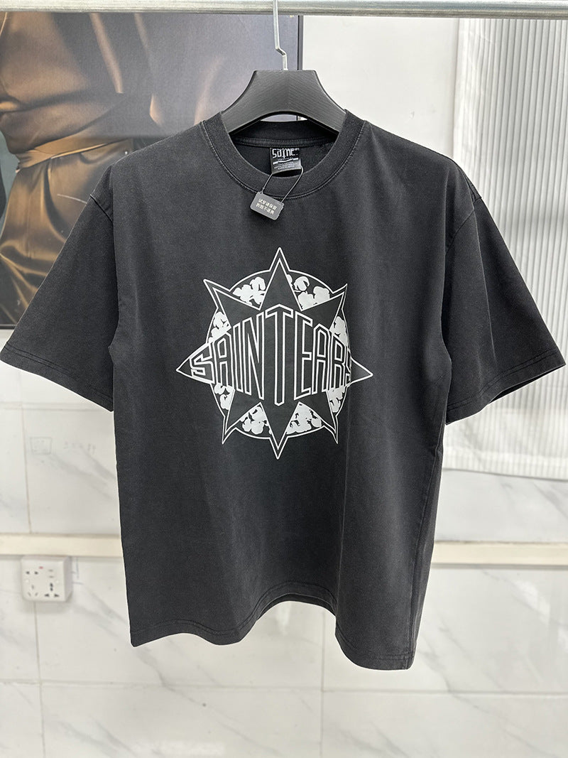 Mens Vintage T-Shirts Saint Michael "SAINT TEARS" Star of David