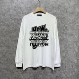 Purple Brand Long Sleeve T-Shirt Fashion Loose Long Sleeve Top