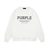 Purple Brand Sweatshirt Loose Crew Neck Sweater