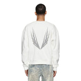 Purple Brand Sweatshirt Loose Crew Neck Sweater
