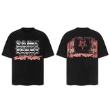 Men Vintage T-Shirts Saint Michael Tee Saint Tears