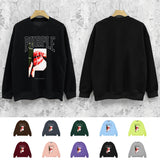 Purple Brand Sweatshirt Loose Crew Neck Sweater