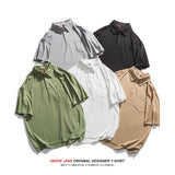 Men T-Shirts Summer Short Sleeve Men's Loose All-Matching