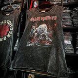 Pearl Jam T Shirts Doors Ramones Rock Washed Vintage Tank Top Cotton Sleeveless T-Shirt(Part1)