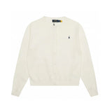 Ralph Lauren Knitted sweaters RL Crew Neck Embroidered Logo Knitted Cardigan Long Sleeves