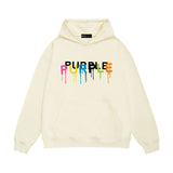 Purple Brand Hoodie Fashion Loose Hooded Sweater