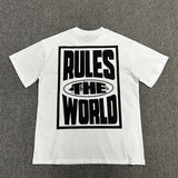 Corteiz T Shirt Short Sleeve Letter Flower