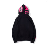 Bathing Ape Hoodie Camouflage Shark Jacket Men's Autumn and Winter Cardigan Zipper Embroidered Hooded Sweater