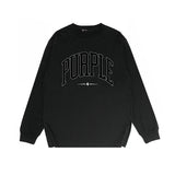 Purple Brand Long Sleeve T-Shirt Fashion Loose Long Sleeve Top
