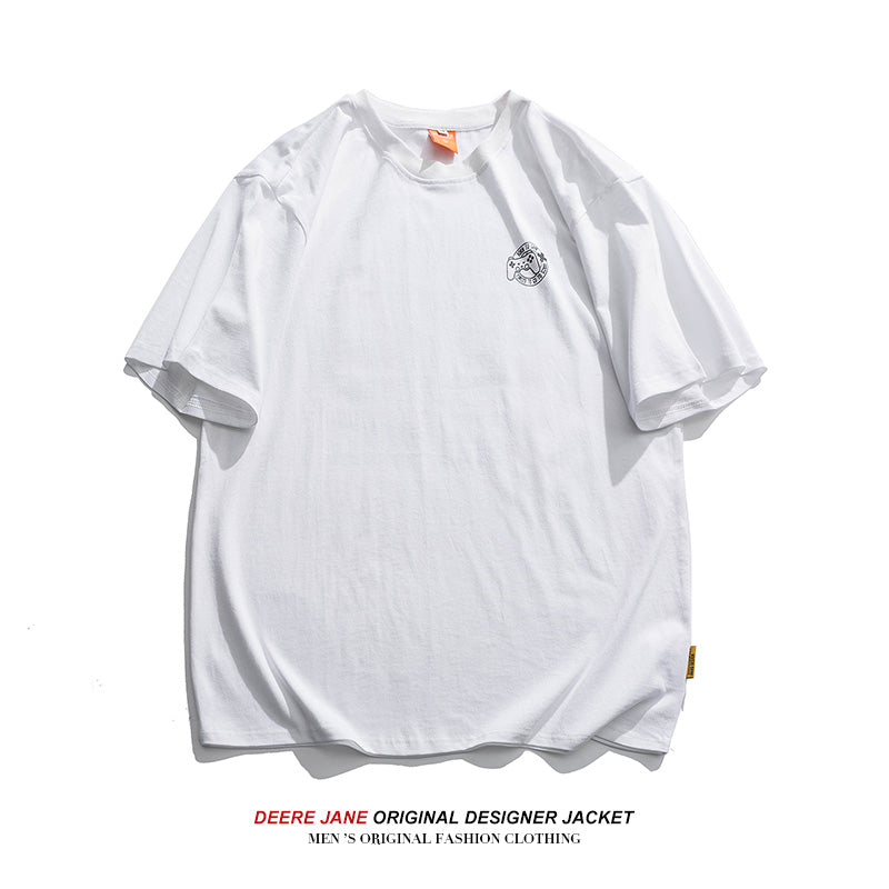Men's T-Shirts Summer Short-Sleeved T-shirt Men's Loose All-Match Casual