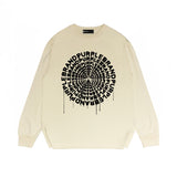 Purple Brand Long Sleeve T-Shirt Fashion Loose Long Sleeve Top