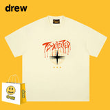 Drew T Shirts Short Sleeve Earth Print T-shirt