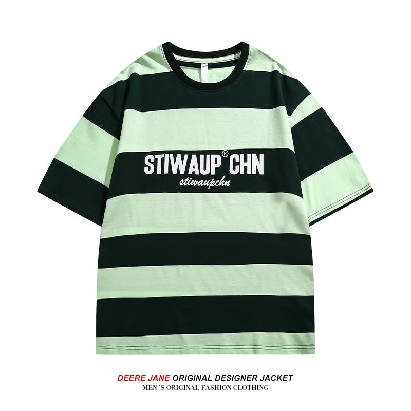 Men T-Shirts Summer Cotton Short Sleeve T-shirt Men Loose Casual Half Sleeves
