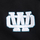 Ow Jacket Black Rhinestone Embroidered Cotton-Padded Jacket