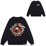 Evisu Sweatshirts Autumn and Winter Printing Men and Women