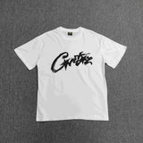 Corteiz T Shirt Vintage Printed Men and Women Loose Casual