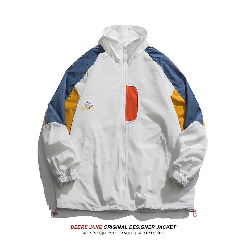Men Jacket Men's Spring and Autumn Loose All-Matching