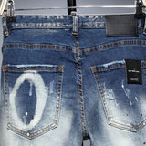 DSQ2 Jeans Distressed Slim-fit Stretch Jeans