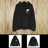 Purple Brand Distressed Hoodie Fashion Old Loose Hooded Sweater