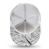 Trendy flat brimmed hat mesh breathable summer